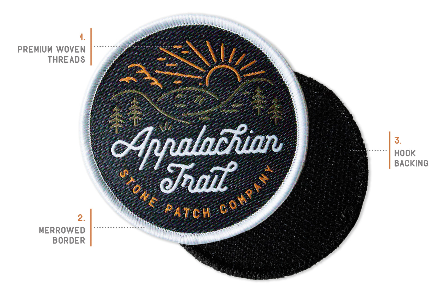 Appalachian Woven Removable Patch