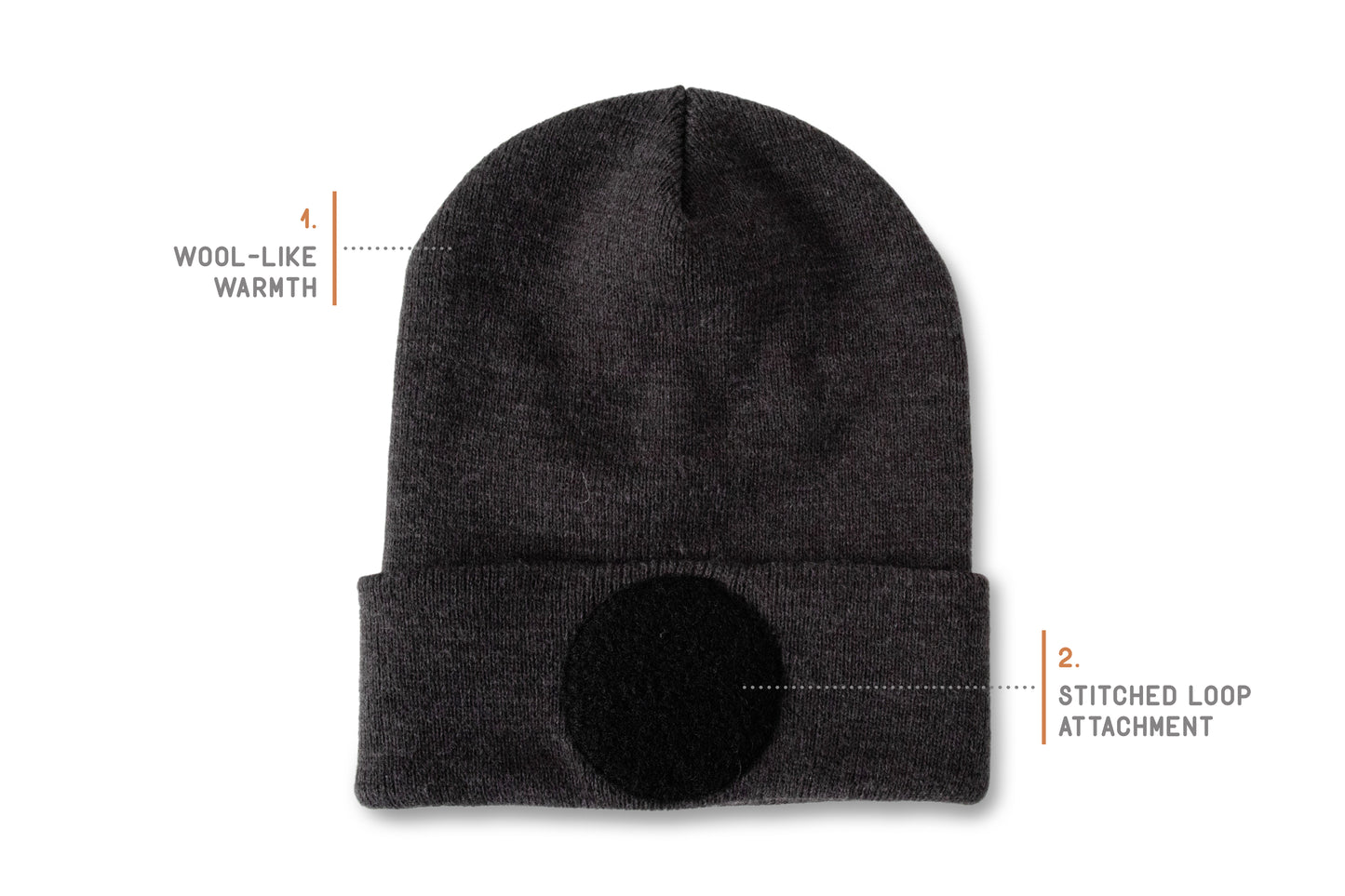Beta Tactical Patch Hat - Charcoal Gray